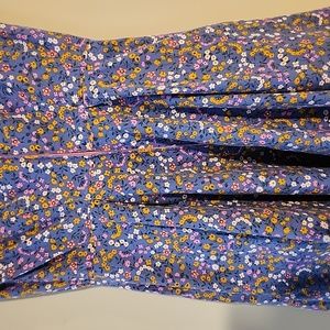 Purple Flowery dress size small.